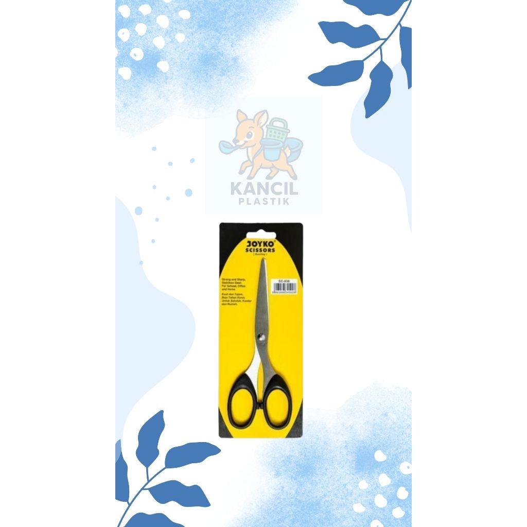 

JOYKO SC- 838 GUNTING UKURAN SEDANG GUNTING JOYKO STAINLESS STEEL