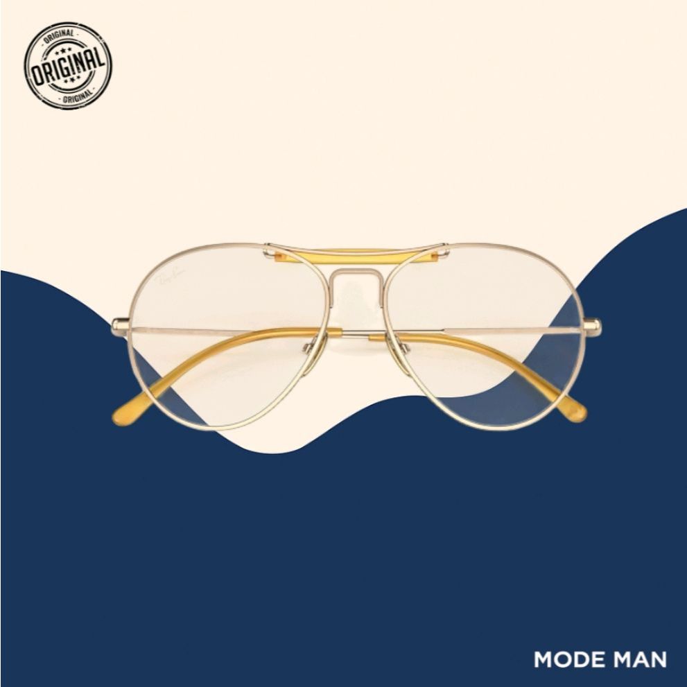 Ray-Ban / Rayban Sunglasses / Eyeglasses RB8063 Titanium – Kacamata Titanium Pria/Wanita 100% Origin