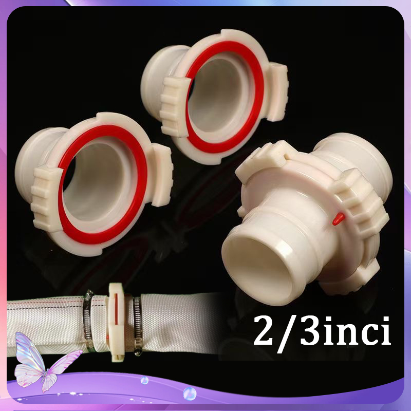 Sambungan Selang 2 Inch 3 Inch Sambungan Selang Spiral Plastik Sambungan Selang Drip Plastik Untuk S