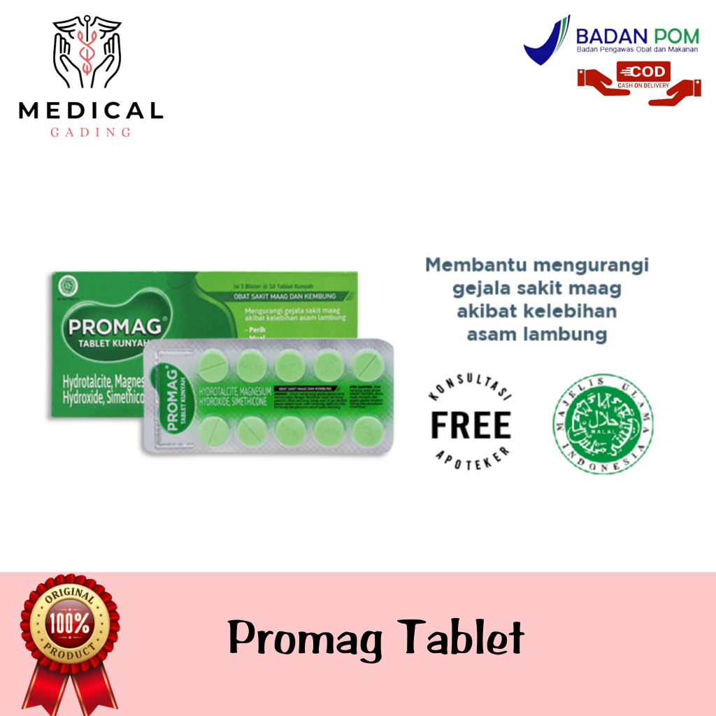 PROMAG Strip - Obat Sakit Maag PROMAG