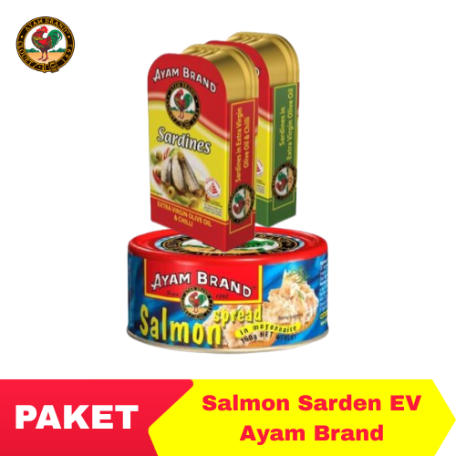 

Ayam Brand - Paket Ikan Salmon Sarden EV Kaleng