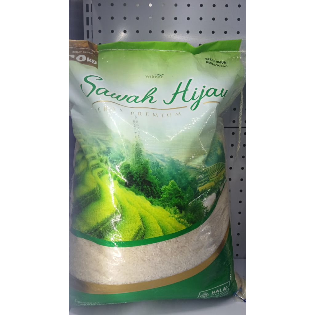 

Beras Sawah hijau 10kg