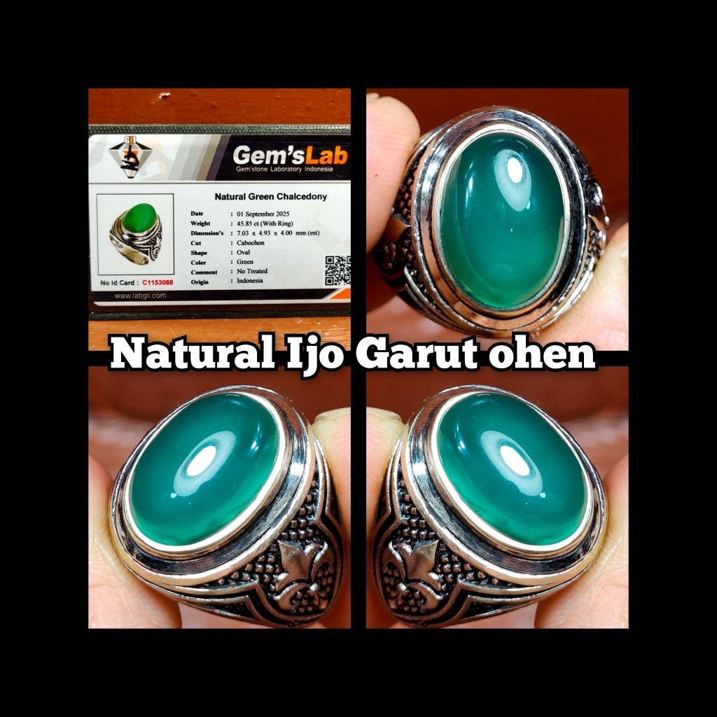 CINCIN BATU IJO GARUT OHEN SUPER
