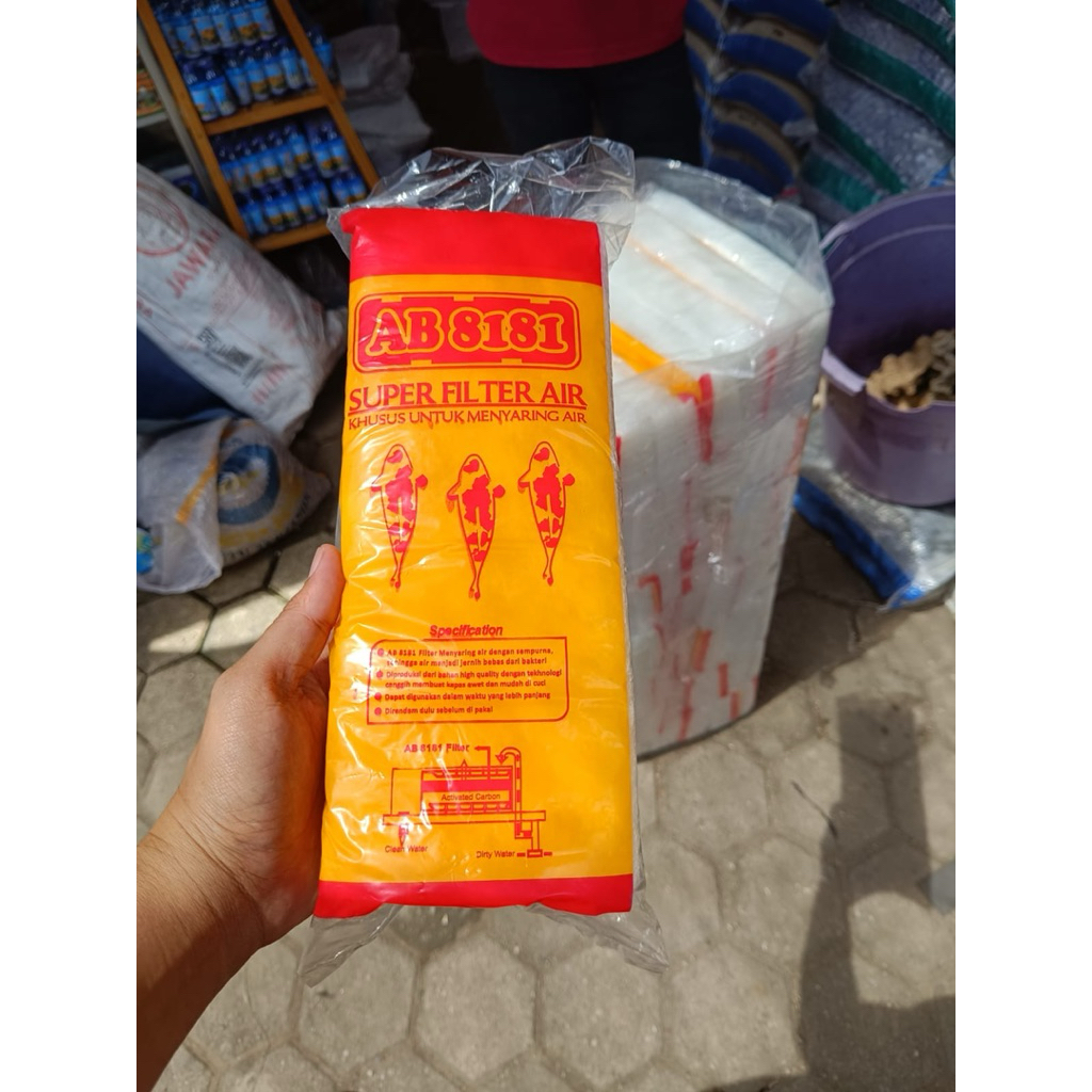 Filter Kapas Aquarium / Kapas Filter Air (satuan)