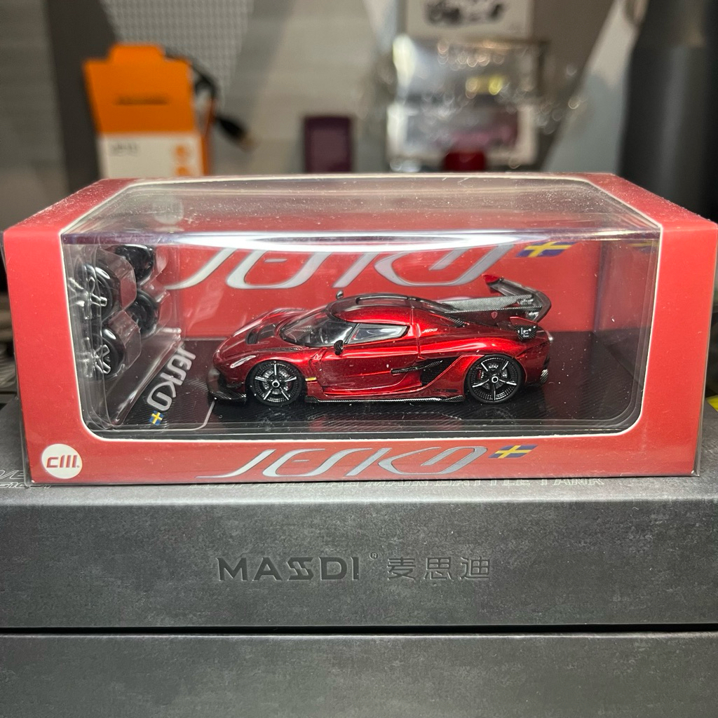 cm model koenigsegg jesko attack red