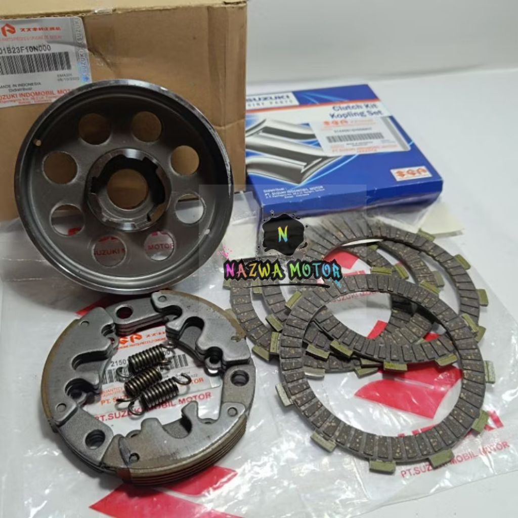 KAMPAS KOPLING + KAMPAS GANDA + MANGKOK KOPLING SMASH LAMA SMASH NEW