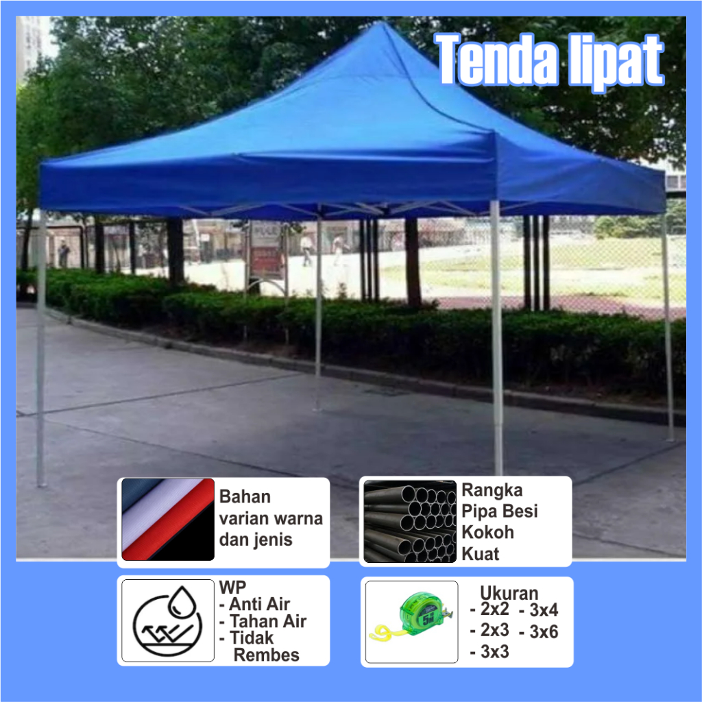 Tenda Lipat 3x3 | Matic Otomatis