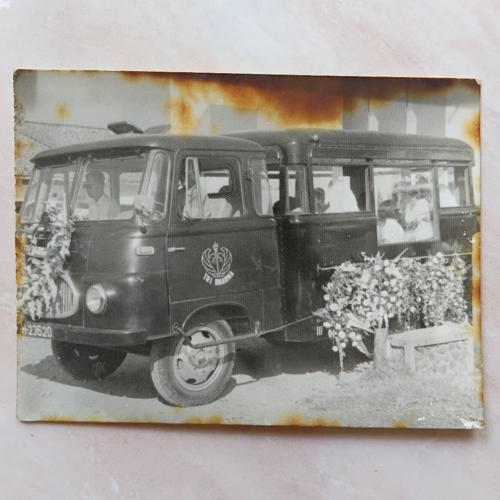 Foto Kuno Lawas Jadul Uk. Kecil Mobil Jenazah Tionghoa 1950-1960 an - YN2731