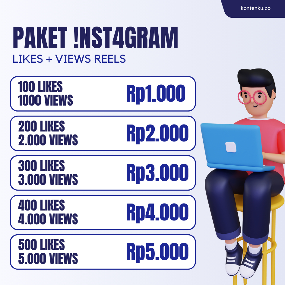 Instagram Likes Dan Views Termurah berkualitas Global