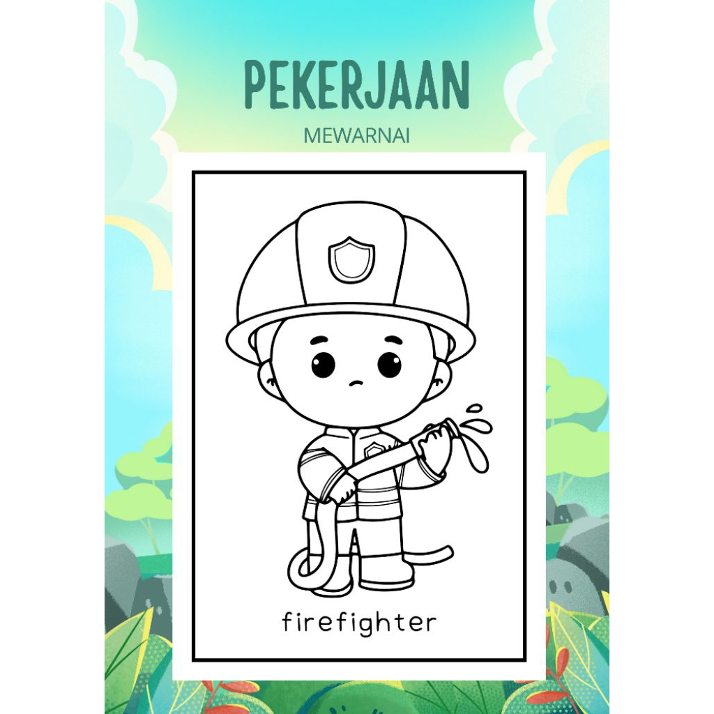 

KERTAS MEWARNAI TEMA PEKERJAAN