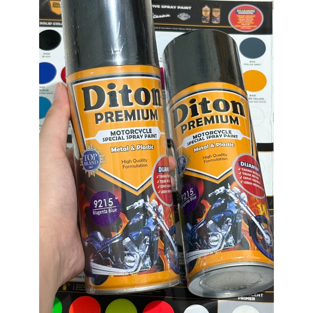 Pilox Diton Premium Magenta Blue || Cat Semprot Body Motor Rangka Motor&Velg Motor