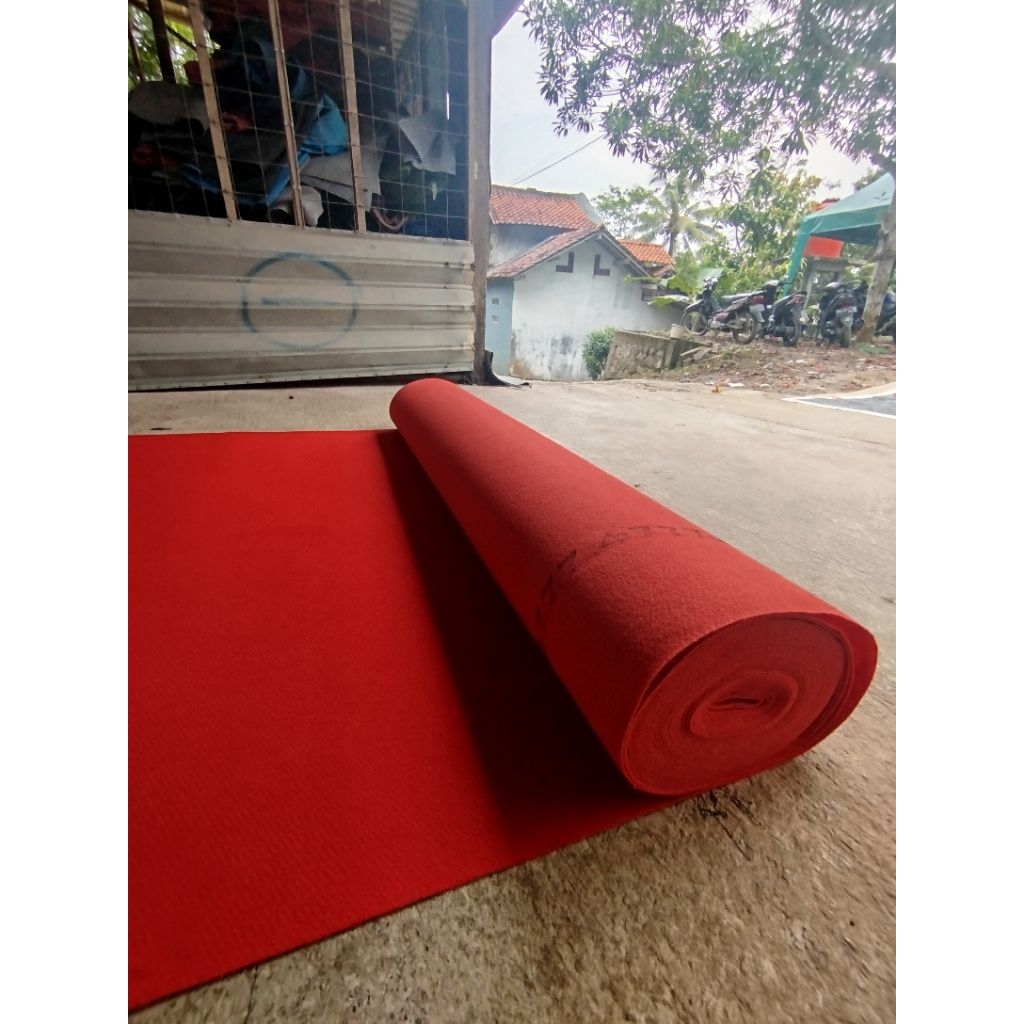karpet bludru meteran lebar 3m NEW
