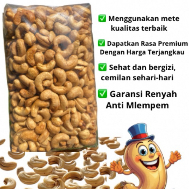 

kacang mete matang goreng 1kg kacang mete wonogiri