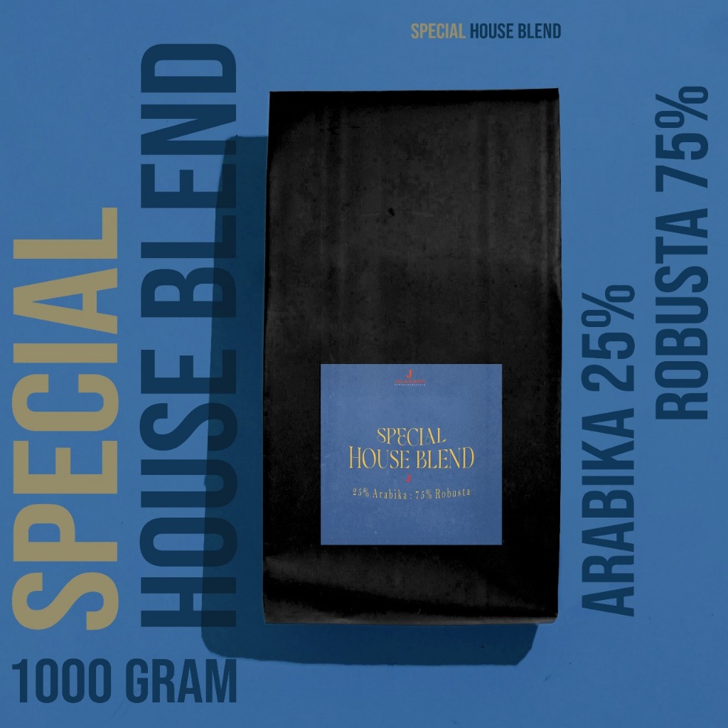 

Special Blend Arabika Robusta – Fresh Roasted Arabika 25% Robusta 75% 1kg, Biji | Bubuk | Giling | Whole Bean | Jogja Roaster