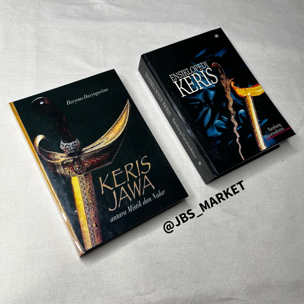 KERIS JAWA ENSIKLOPEDI KERIS VERSI HARD COVER - BAMBANG HARSRINUKSMO - PAKET BUKU KERIS JAWA