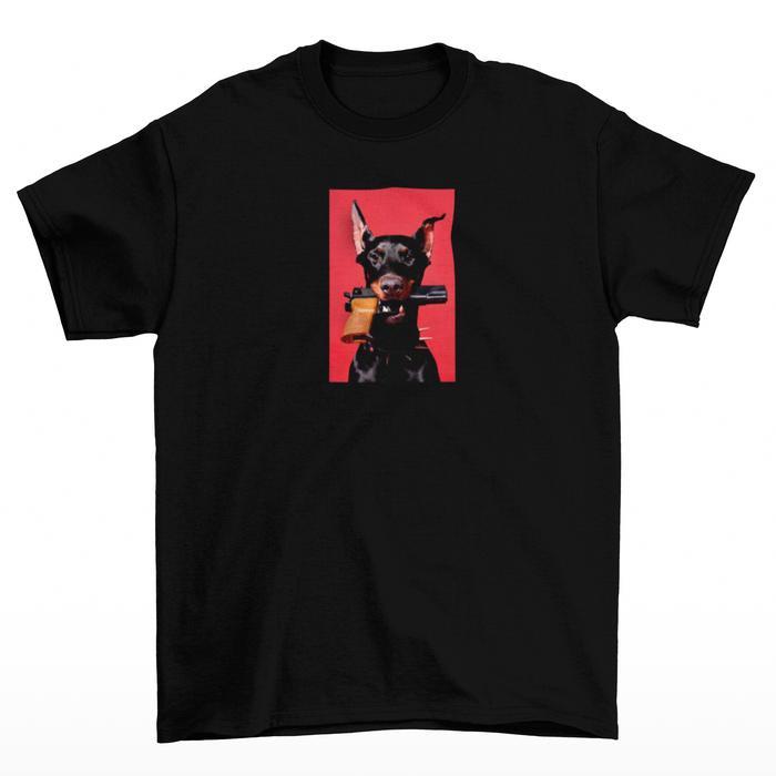 [COD] Tomoinc Kaos Dog Series - Red Alert Doberman Unisex Tee