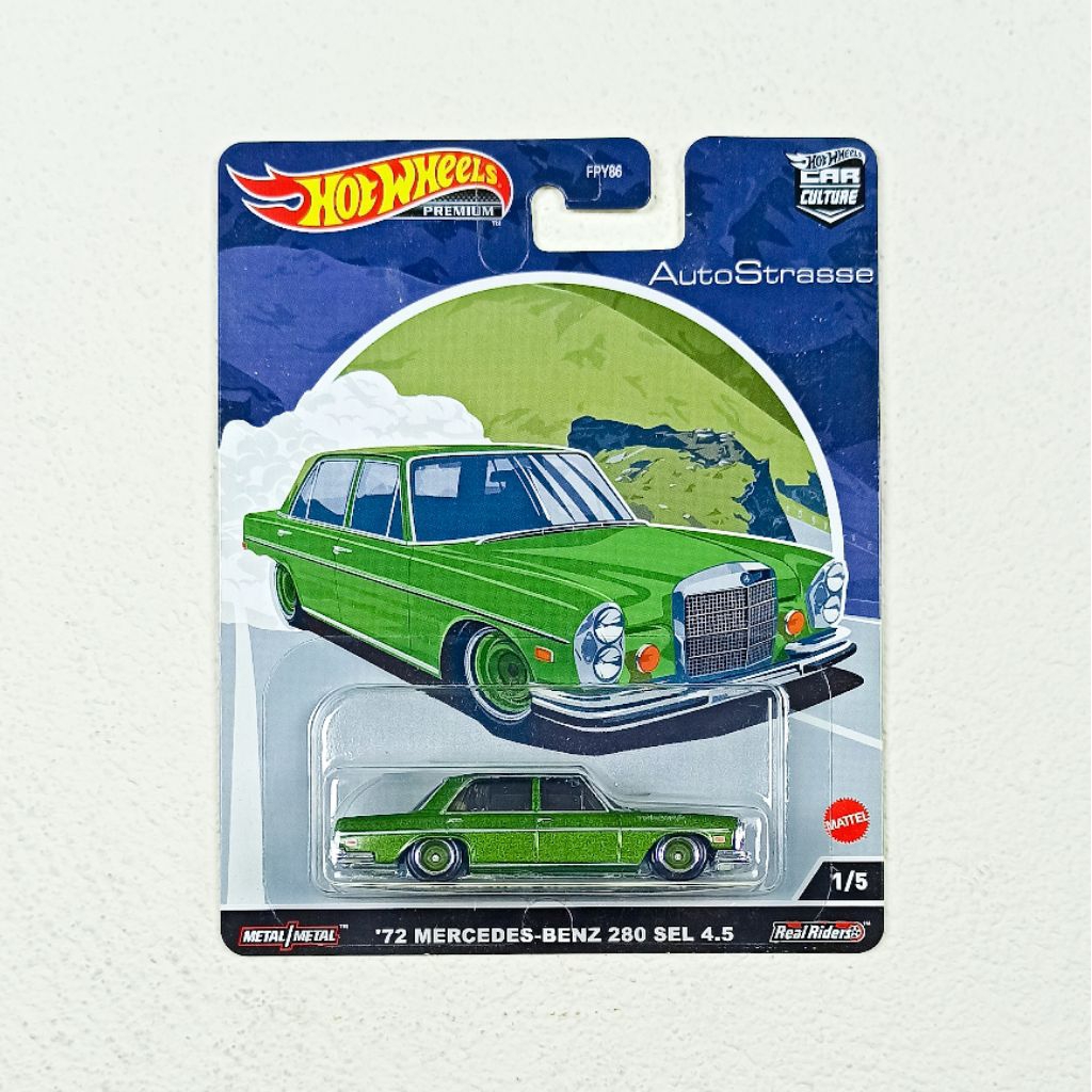 Hot Wheels Car Culture AutoStrass  '72 Mercedes-Benz 280 SEL 4.5