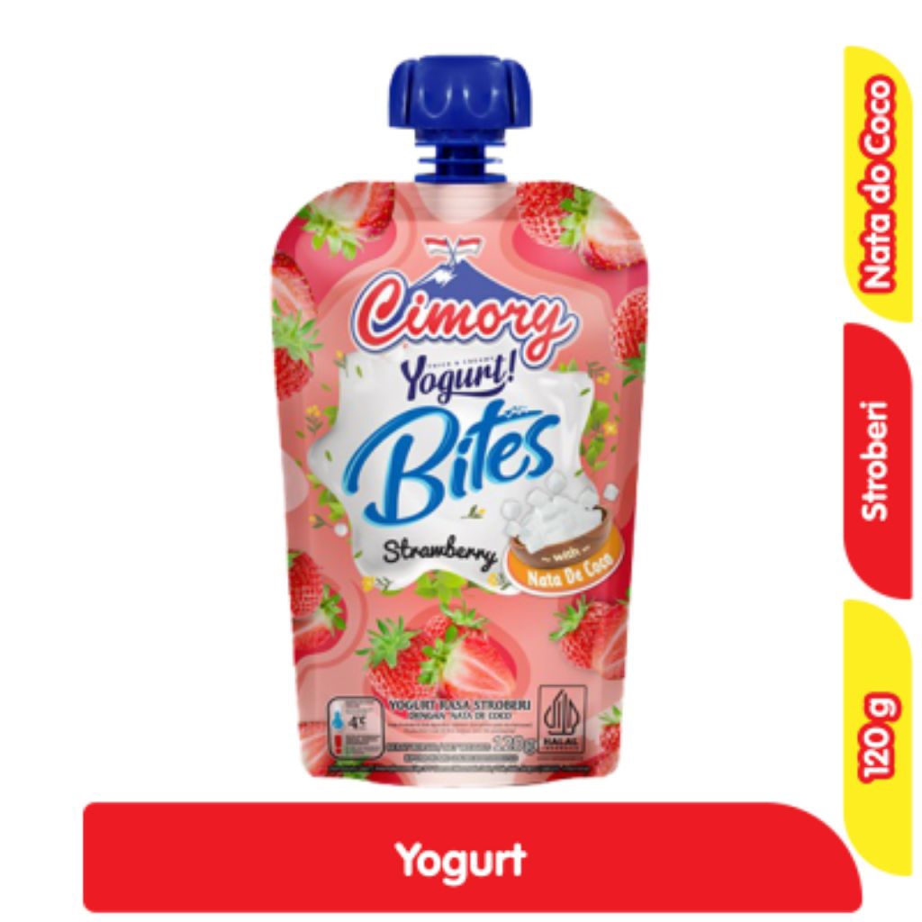 

Cimory Yogurt Bites Stroberi 120 g