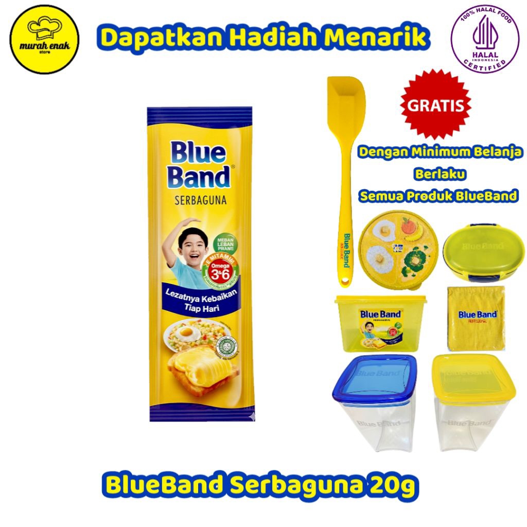 

BlueBand Margarin Serbaguna Sachet 20gr