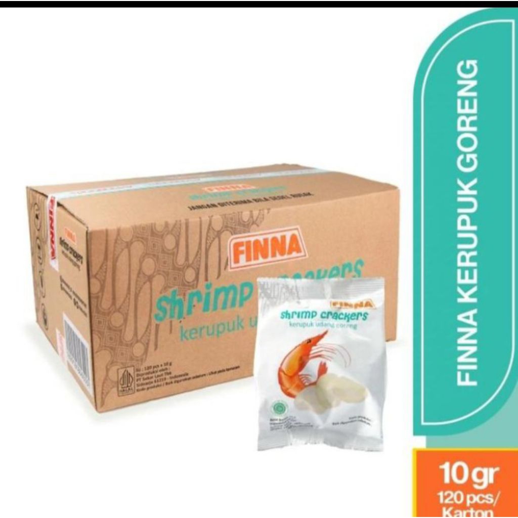 

finna kerupuk udang goreng 10gr (beli 5 free1)