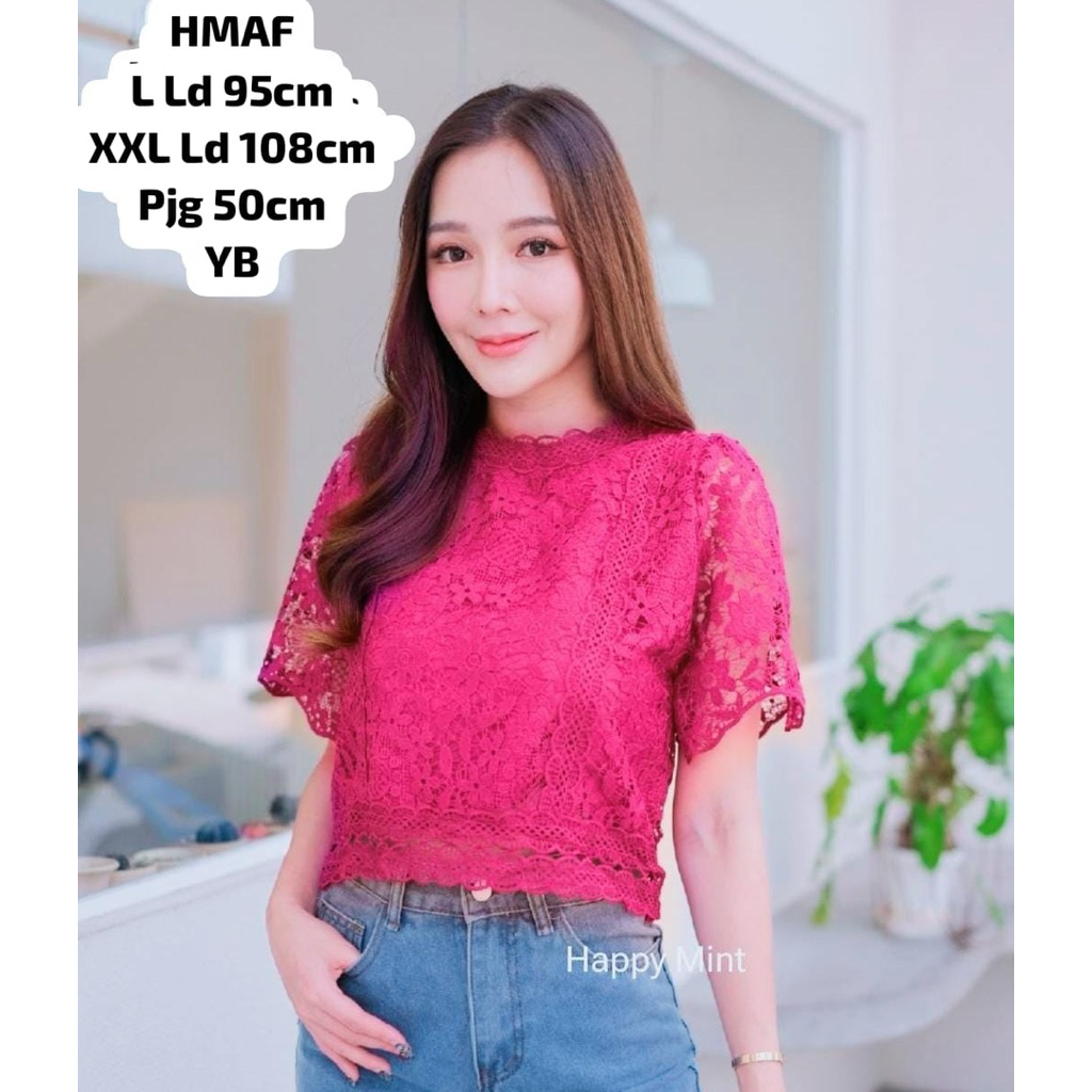 Hmaf atasan brokat bangkok termurah baju brokat import