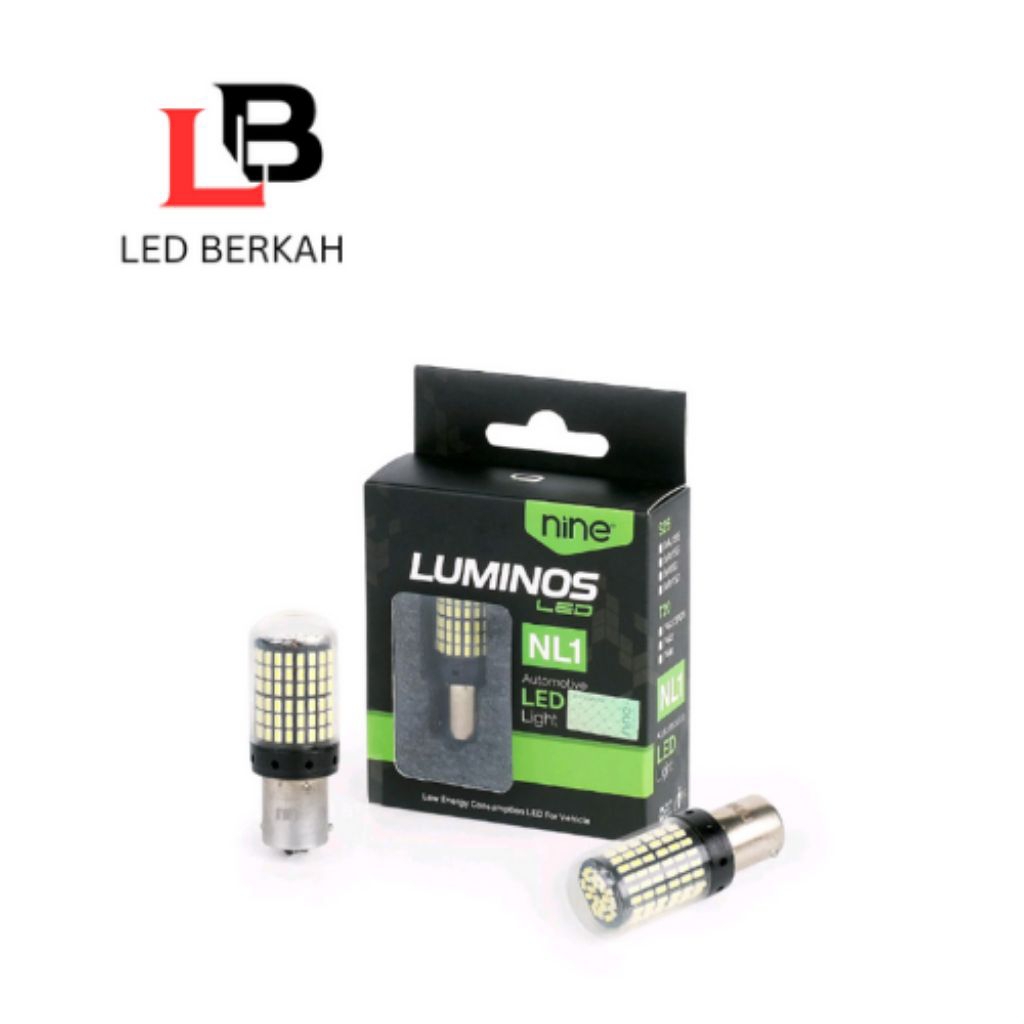 LAMPU LED SEN MOBIL S25 PUTAR 144 MATA NINE LUMINOS NL1 KEDIP NORMAL