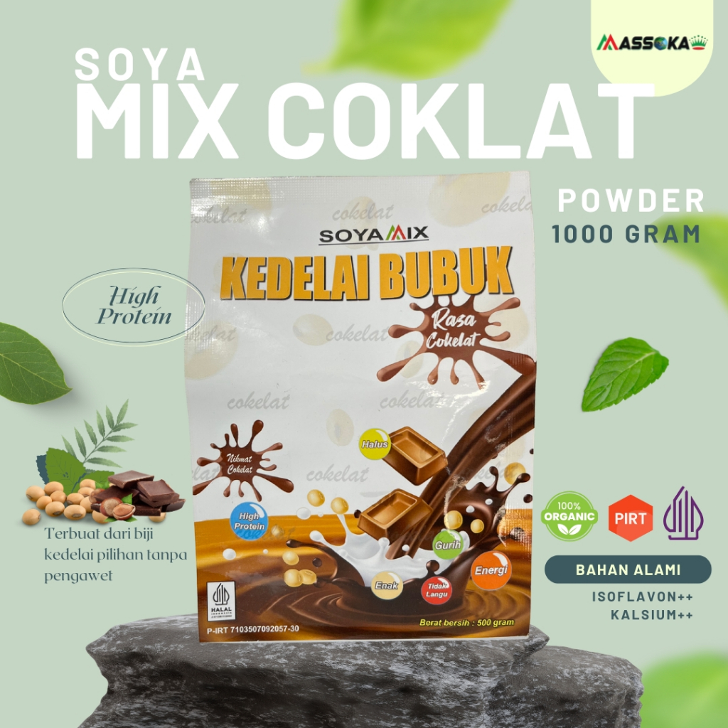 

Massoka Minuman Kedelai Bubuk Instan Rasa Coklat 1000gr