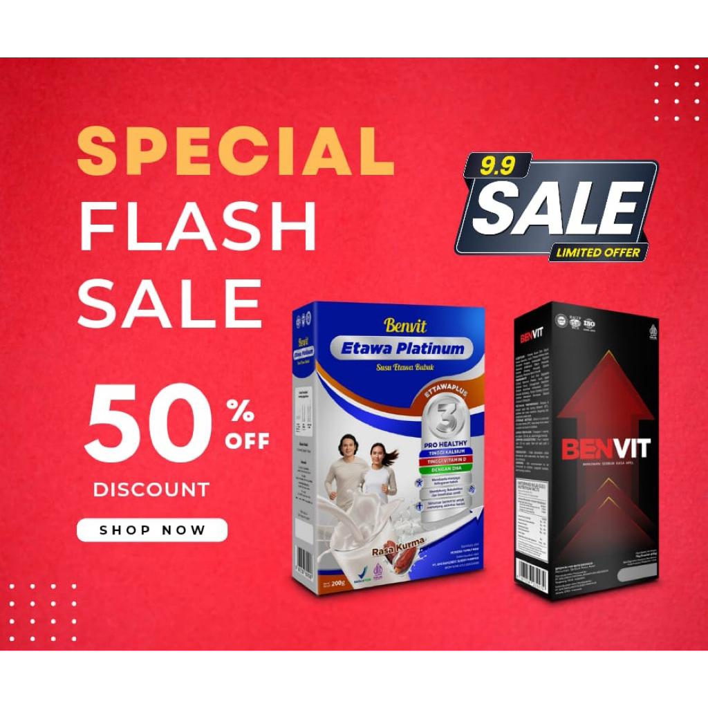 [ Paket Hemat ] Benvit Etawa Platinum + Benvit Stamina