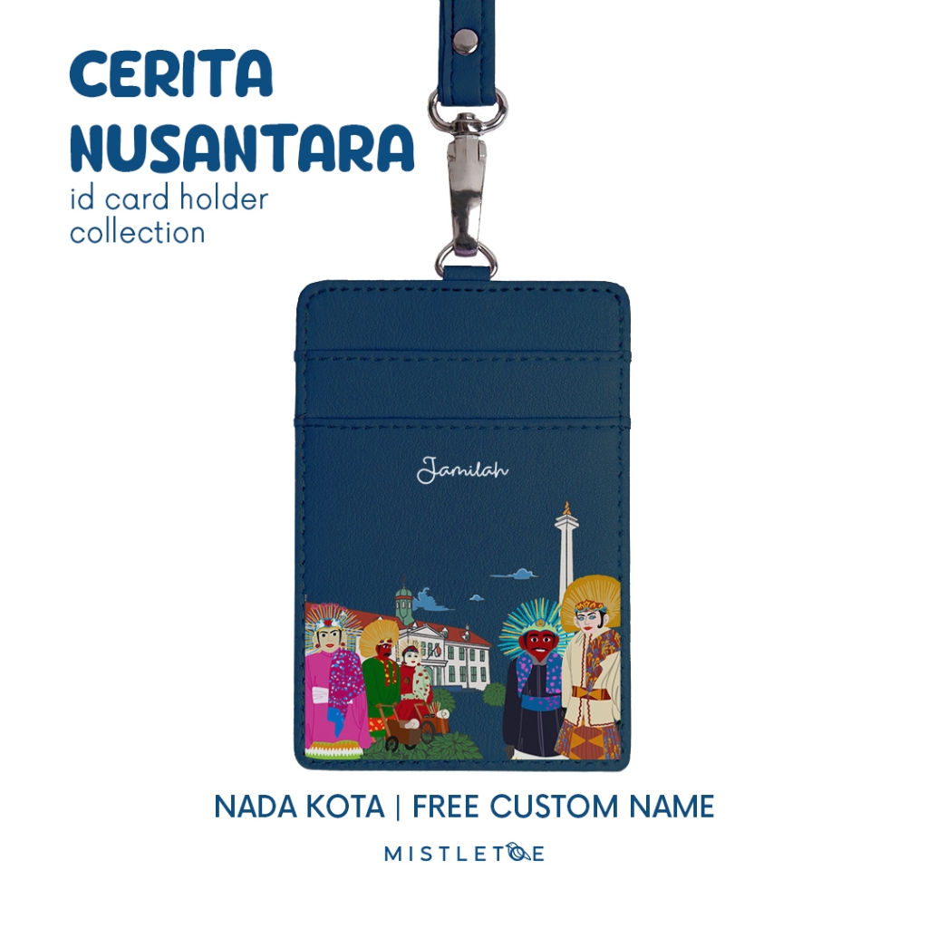 

Cerita Nusantara Custom ID Card Holder - Lanyard - Name Tag