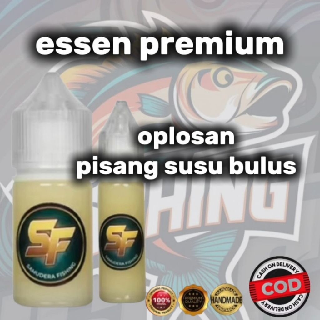essen sf oplosan pisang susu bulus 15/30ml essen pengumpul ikan