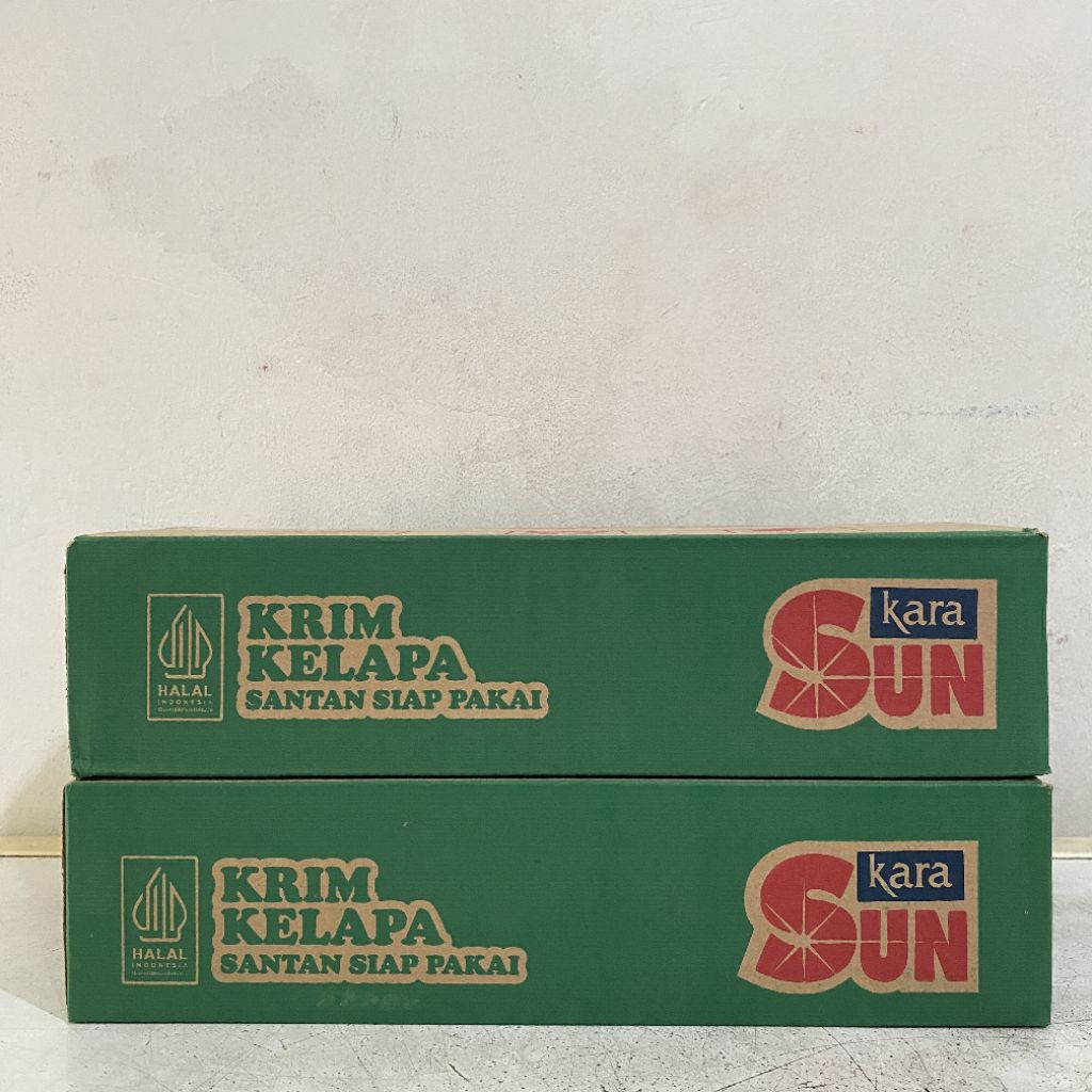 Sun kara santan kelapa siap pakai 200ml harga 1 dus isi 12 | santan sun kara | sun kara santan kelap