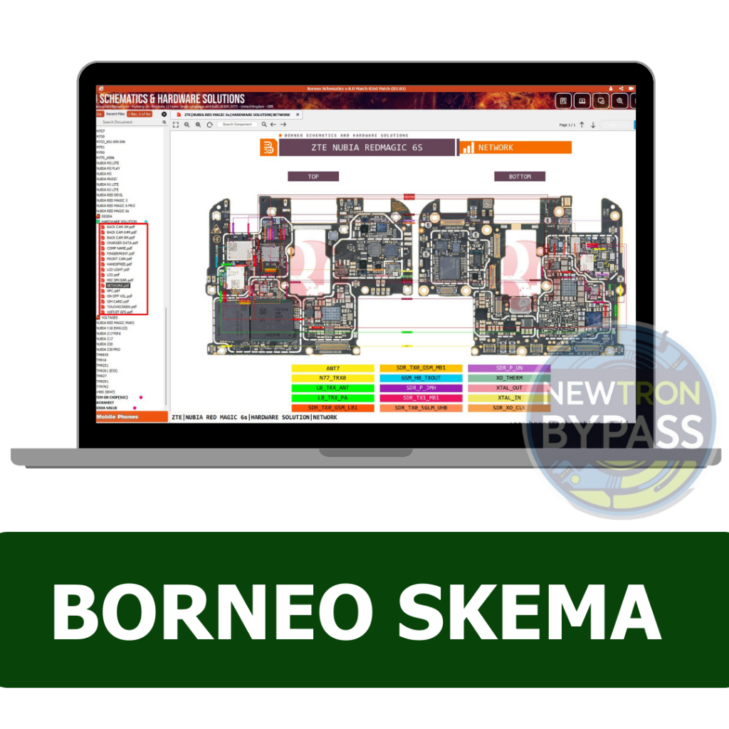 Borneo Schematics Online – Lisensi Original