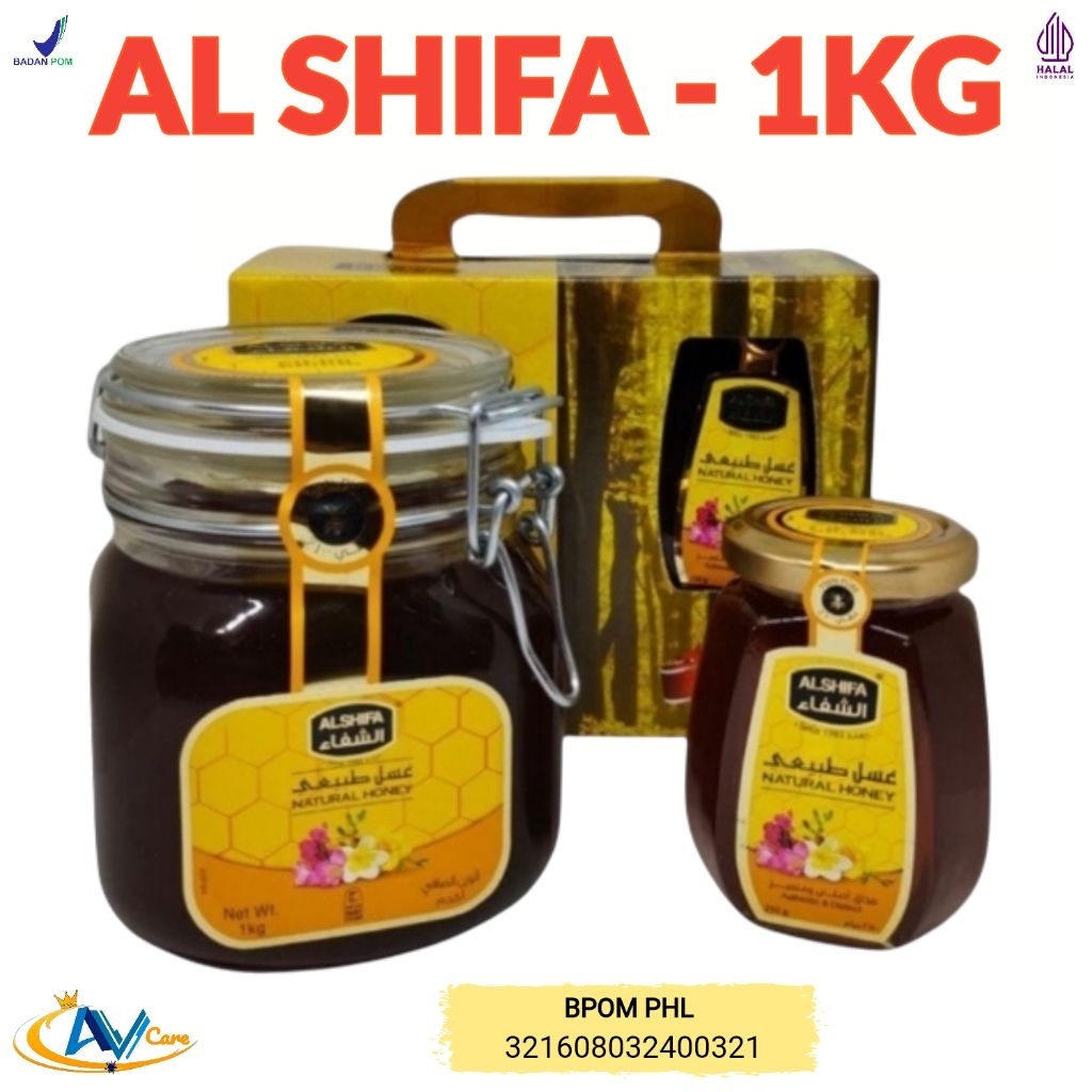 

Madu AL - SHIFA 1KG Impor Original - Segel Hologram - Impor Saudi Arabia