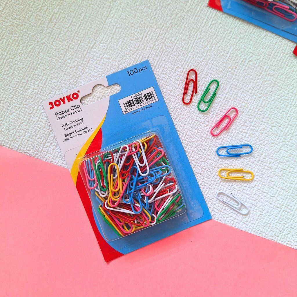 

Paper Clip Warna Joyko / Penjepit kertas Klip kecil