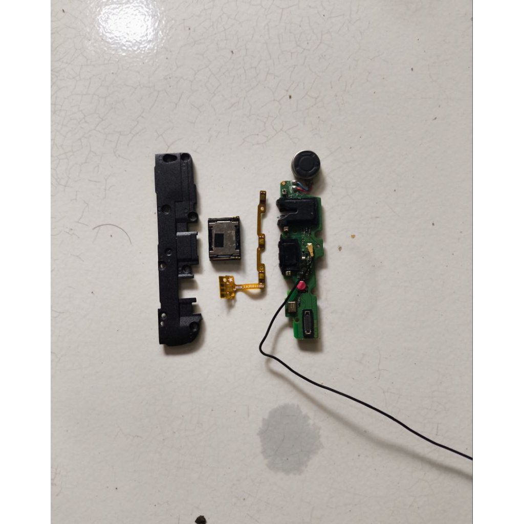 SPAREPART INFINIX HOT 10 PLAY BAZZER SPEAKER TOMBOL ON/OFF + VOLUME PAPAN CAS KONEKTOR ASLI COPOTAN 