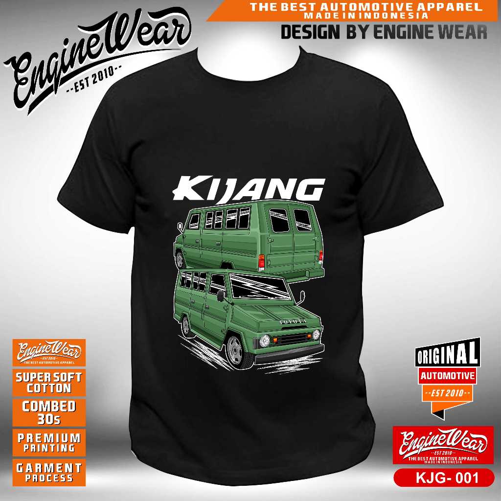 Kaos kijang buaya tshirt toyota kijang kotak baju mobil otomotif fbck