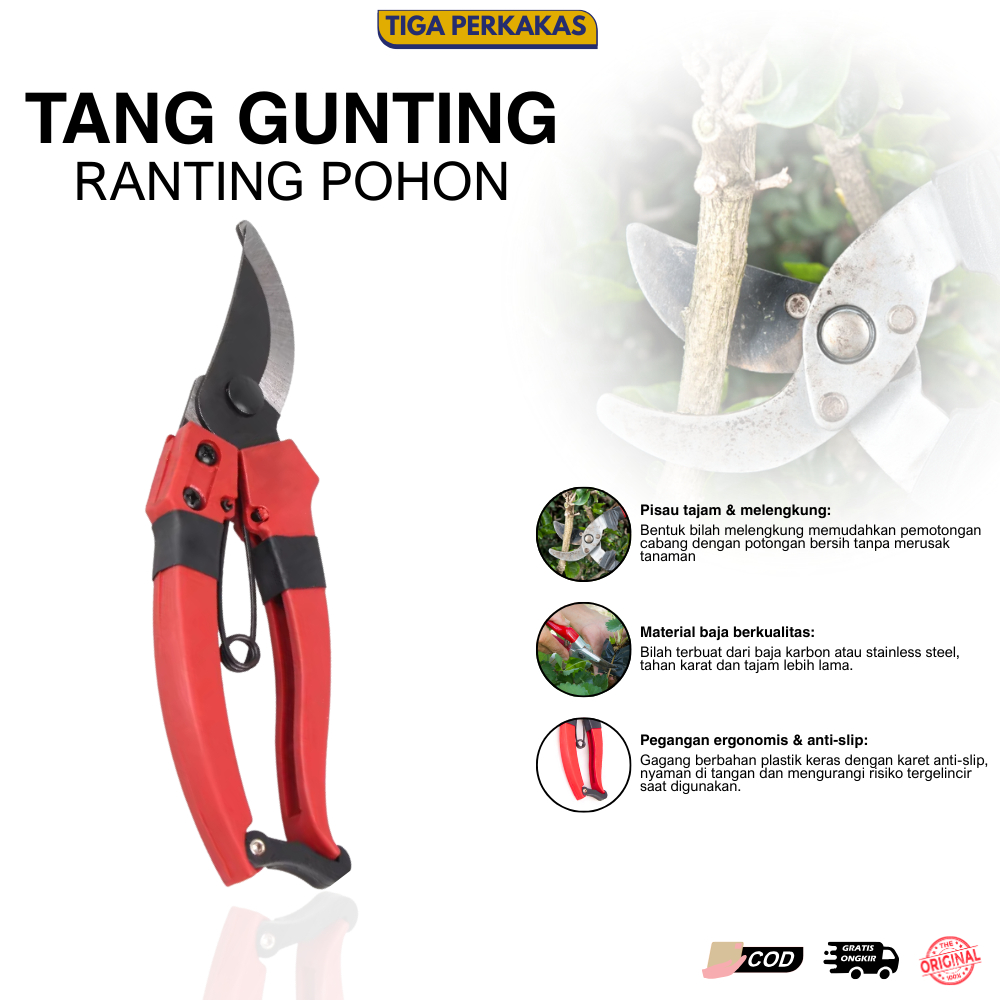 Gunting Rumput Dahan Ranting Kecil Pemotong Tanaman