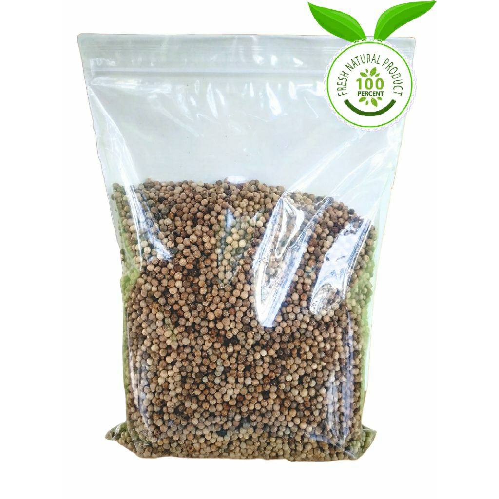 

Lada Putih Butir 1Kg / Lada Putih Super / Merica Putih Utuh / Bumbu Dapur Premium / Lada Putih Alami 100% Garansi