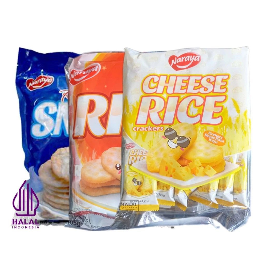 Naraya Rice Crackers Snow Crackers Cheese Rice Crackers
