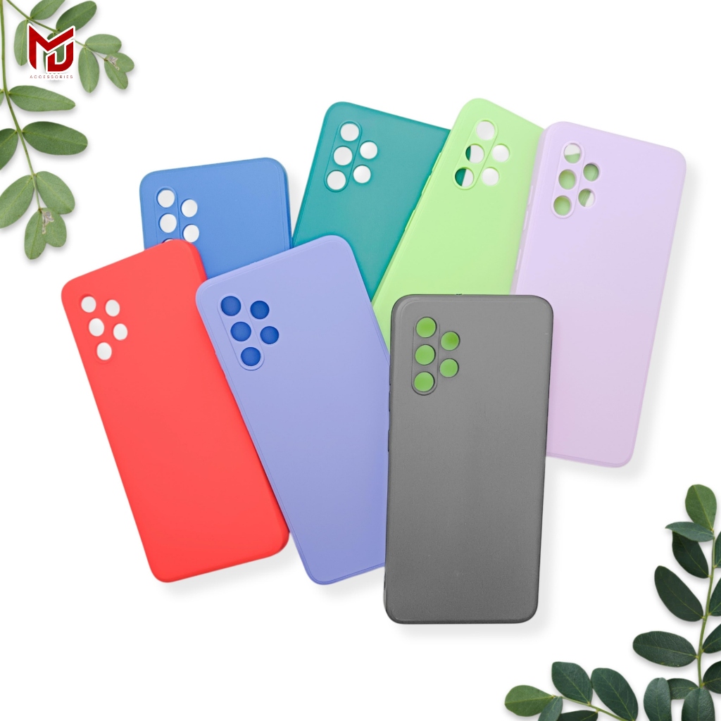 Softcase Vogue NC Silikon Case Candy Case Casing Lentur Bludru Anti Jamur Samsung A32 4G     -MJ-