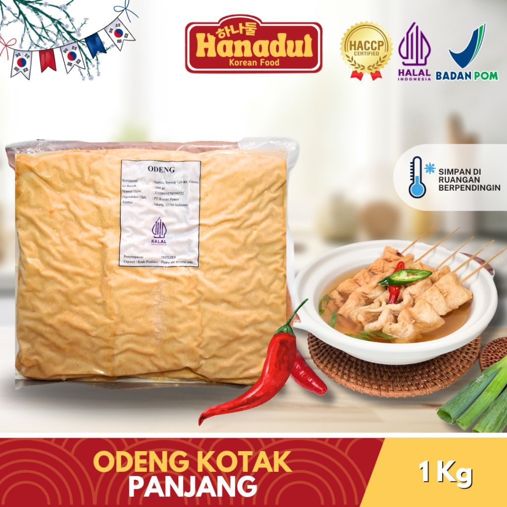 

Odeng / Eomuk Kotak 1kg Odeng Halal / Makanan Korea / Cemilan Korea Halal / Odeng Kotak