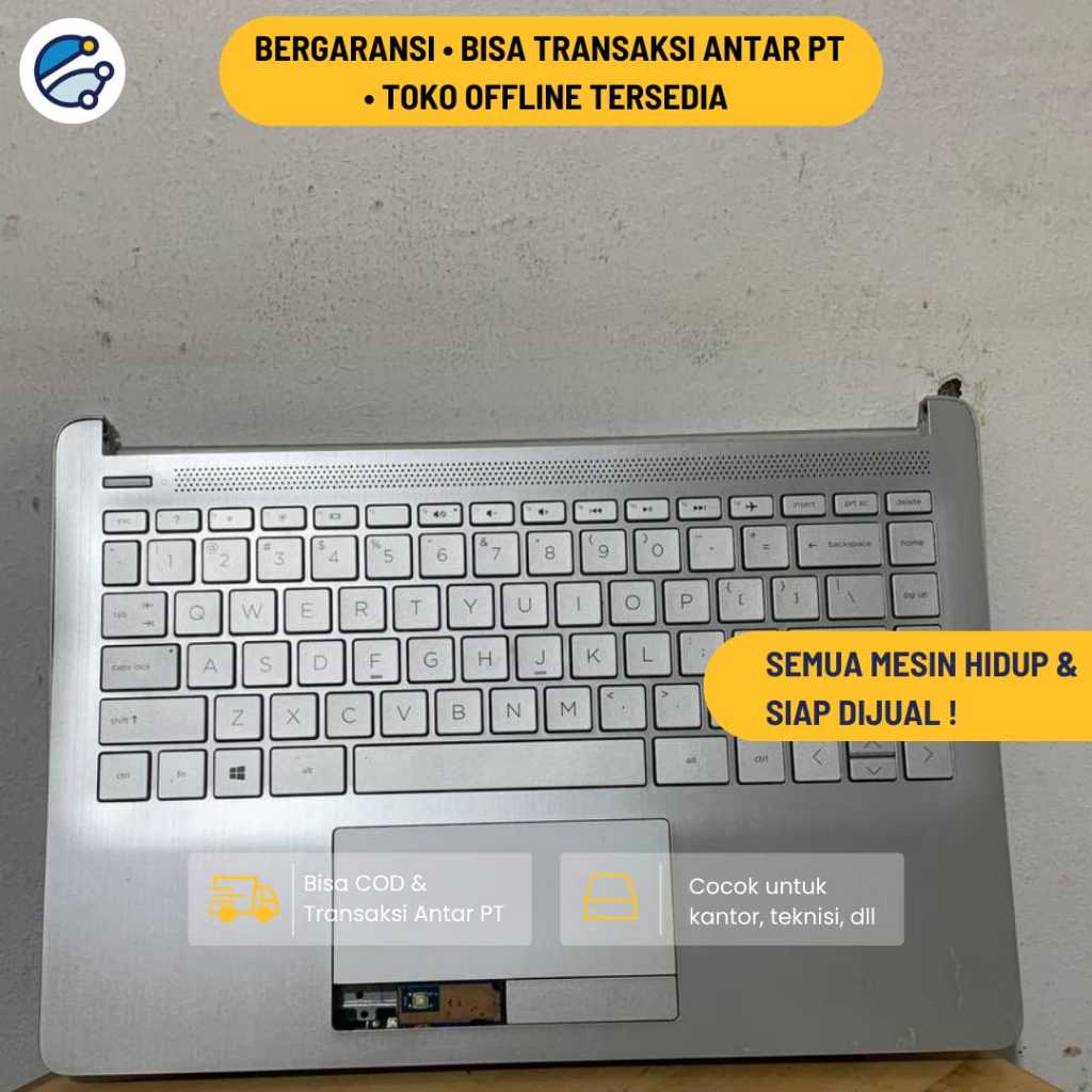 Switch On Off Laptop + Kabel Power / Tombol Power Laptop Internal / Power Button Laptop Copotan / Wi