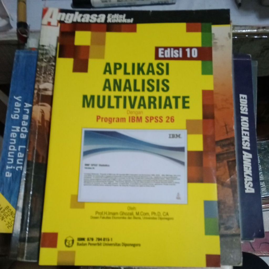 aplikasi analisis multivariate, SPSS 26. imam Ghozali.