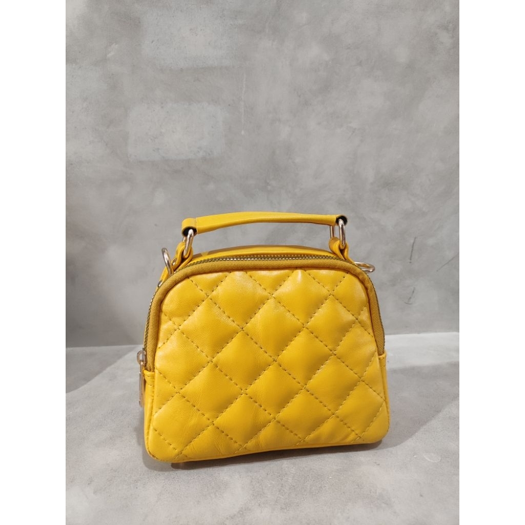 SQL Handle Bag Andin V series Kulit Domba Asli Leather authentic