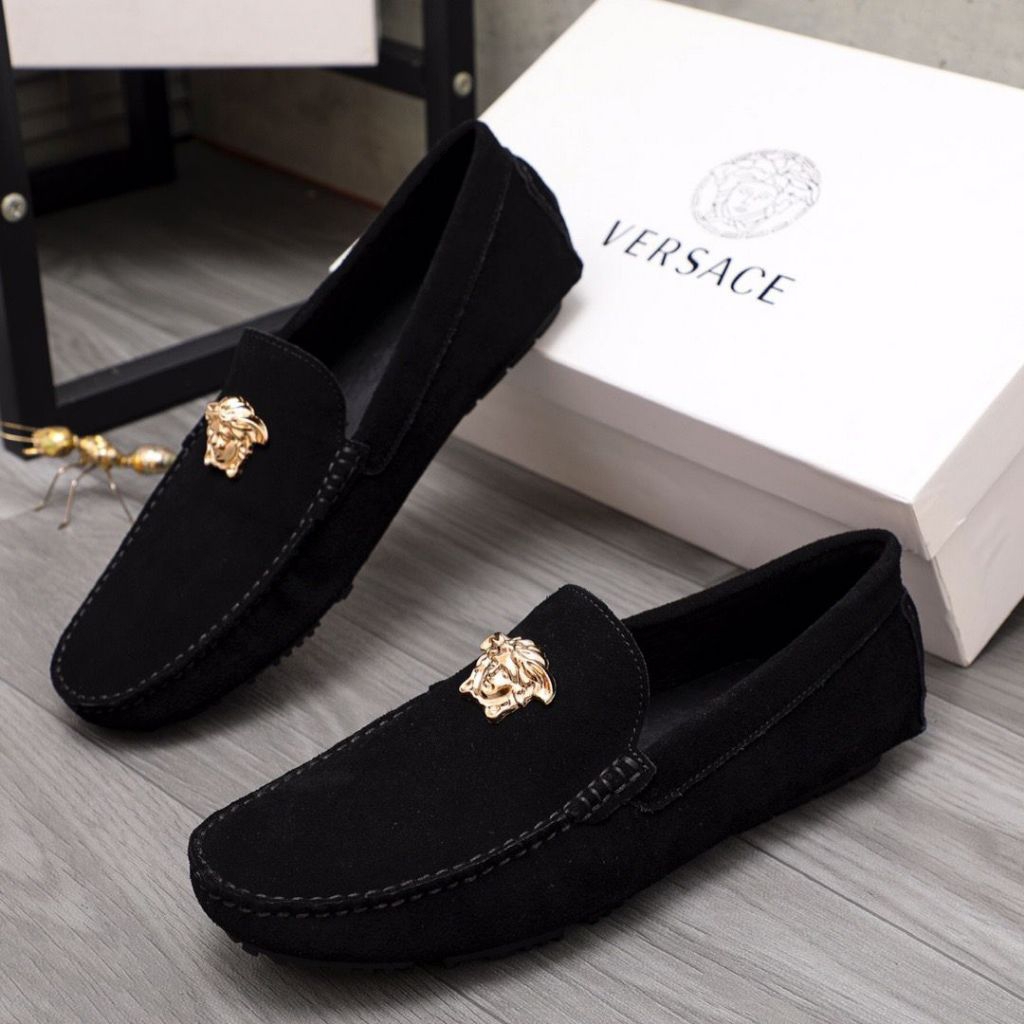 SEPATU LOAFER PRIA IMPORT BLACK VSC8099 MIRROR