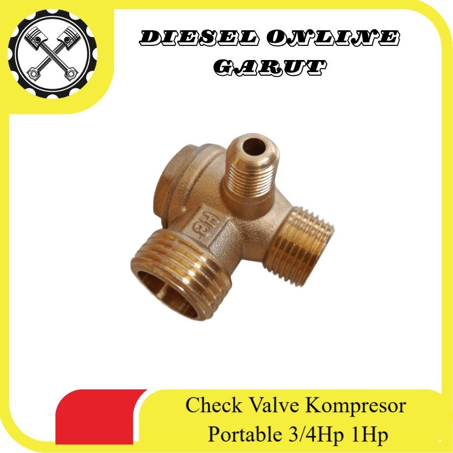 Check Valve Kompresor Portable Male Check Valve Kompresor 3/4Hp 1Hp JF