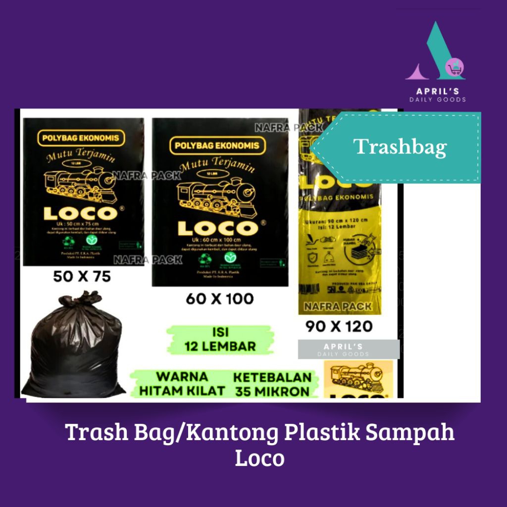 PLASTIK SAMPAH POLYBAG EKONOMIS - LOCO