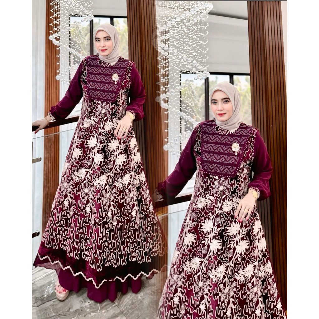 GAMIS PREMIUM TILE MEWAH MIX CERUTY By ABANG ADEK COLLECTION