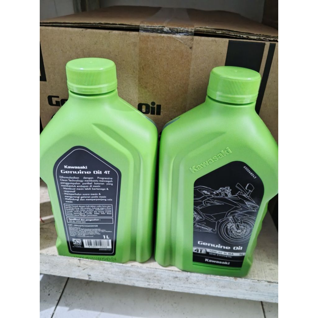 OLI MESIN KAWASAKI 4T | OLI HIJAU KAWASAKI 100% ORIGINAL
