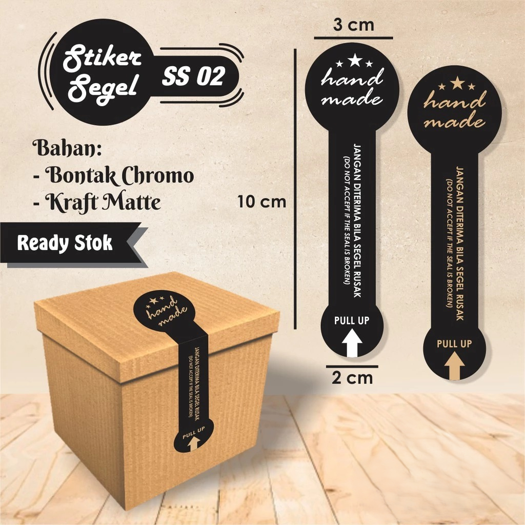 

STIKER SEGEL MAKANAN BOTOL KEMASAN MURAH SIMPEL READY STOCK